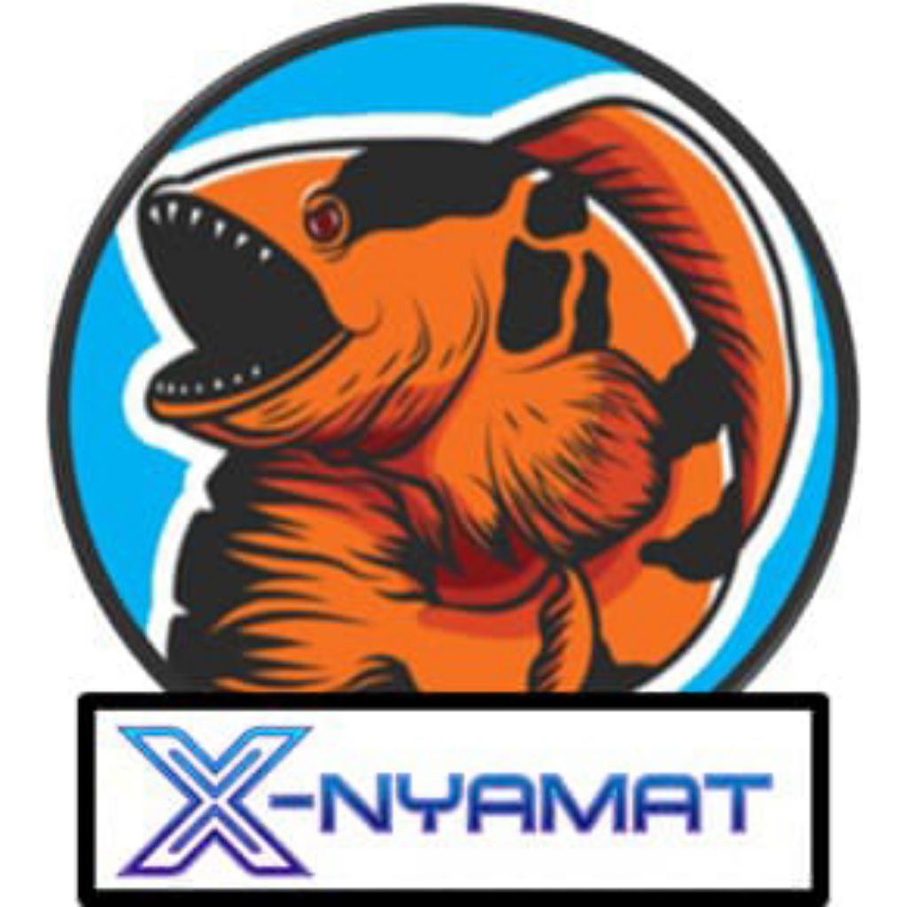 Sticker Ikan Channa YS - Single Size 10-12 cm
