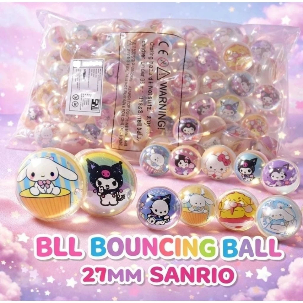 bola bekel bening sanrio kecil / bola bekel Kartun/ Bekel Sanrio - Bola Bekel Karakter - Bola Bekel 