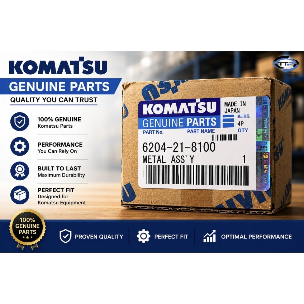 METAL ASSY KOMATSU GENUINE ASLI