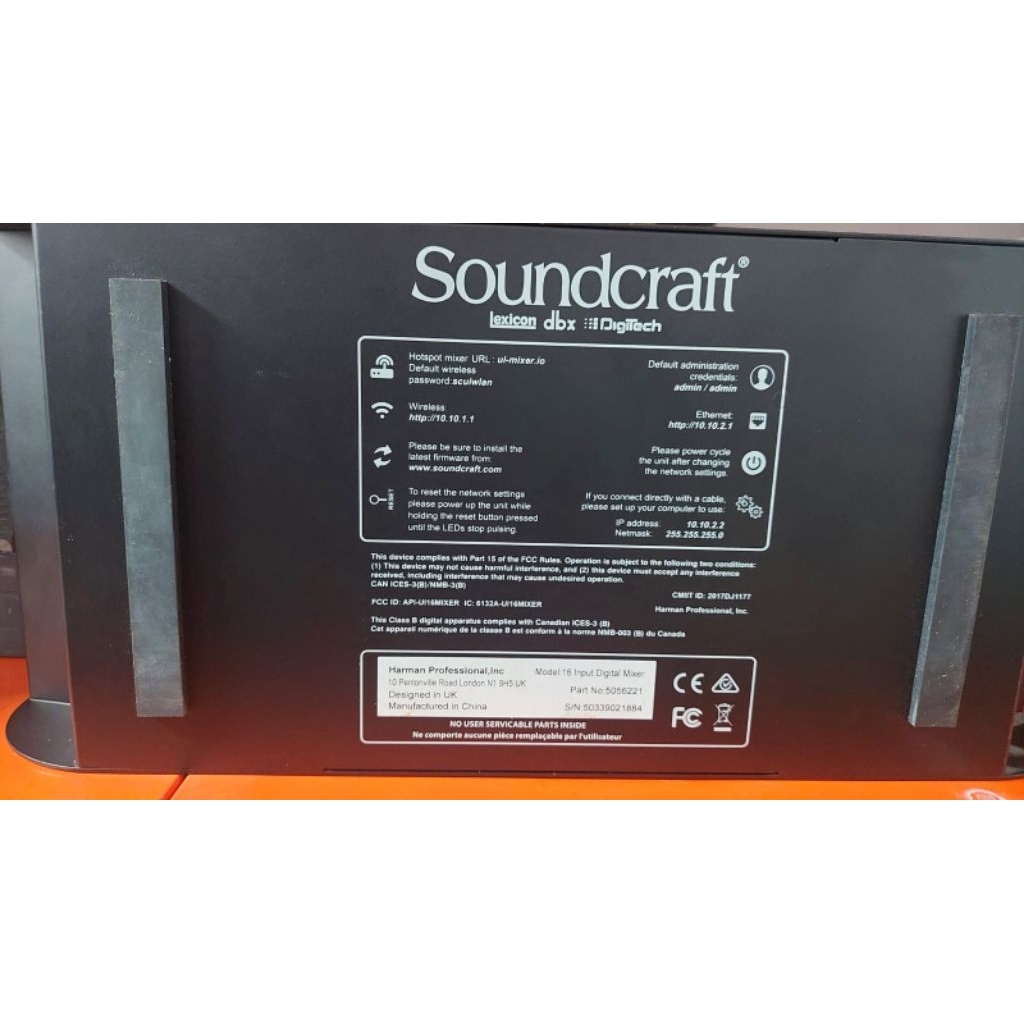 soundcraft ui16 digital mixer