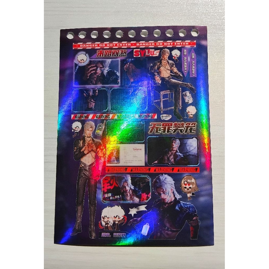 Sticker sheet sylus love and deepspace / sylus love and deepspace / sylus catch 22