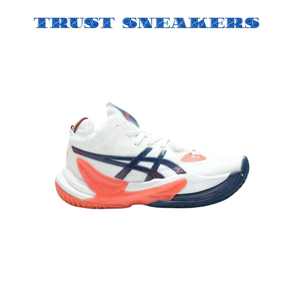 Sepatu Volly Asics METARISE 2 White/Indigo Fog