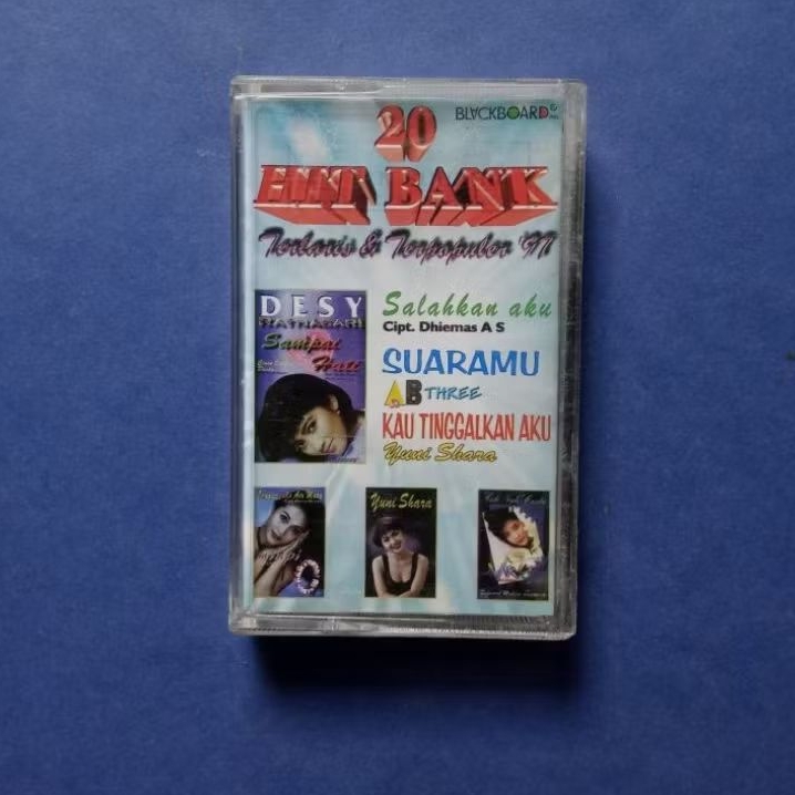Kaset Pita Hit Bank Terlaris & Terpopuler 97 Prod BLACKBOARD Ind
