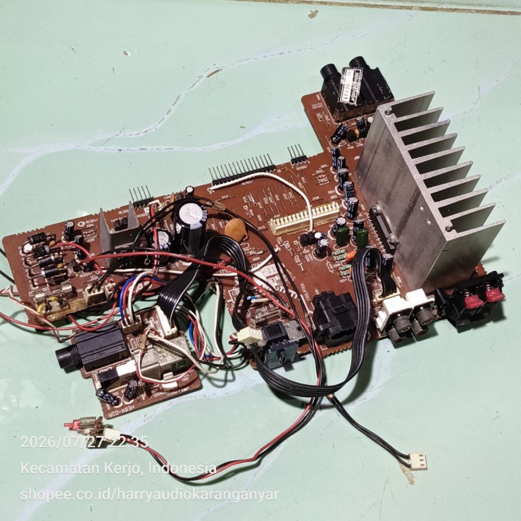 BELUM DITEST Modul Power-Amp IC AN7177 Ori Lepasan Mini Compo – Dikirim Sesuai Foto