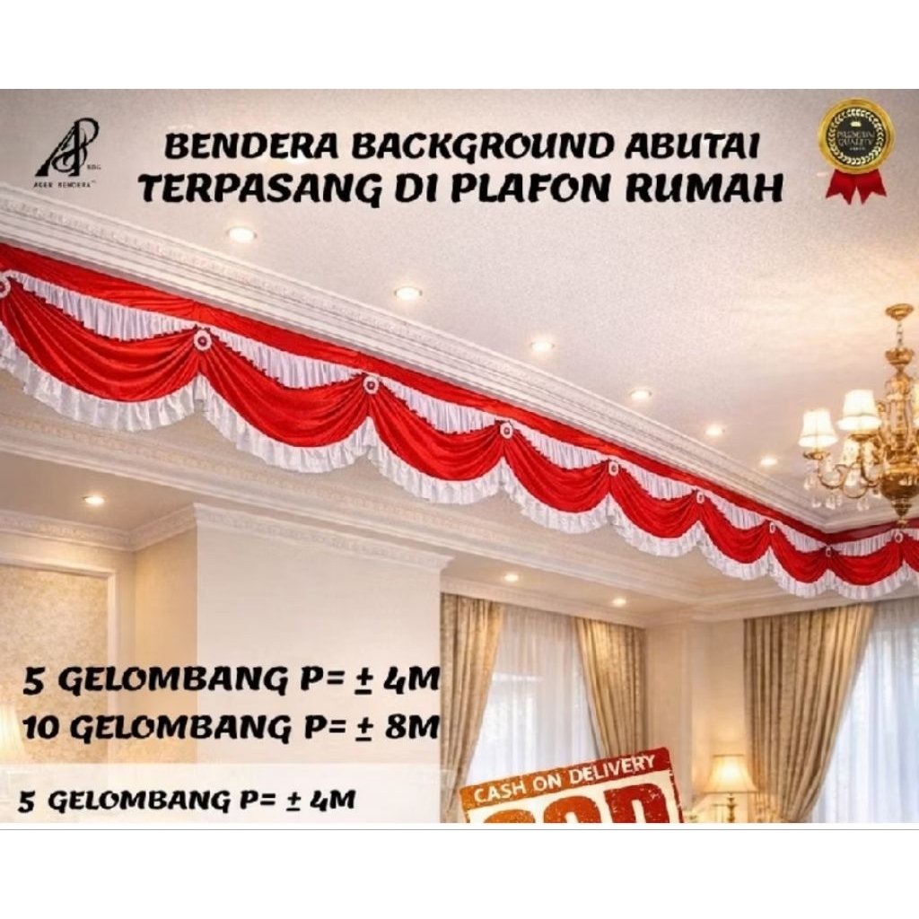 Bahan Kain Peles & Abutay, Motif Garuda Mini, 10 Gelombang