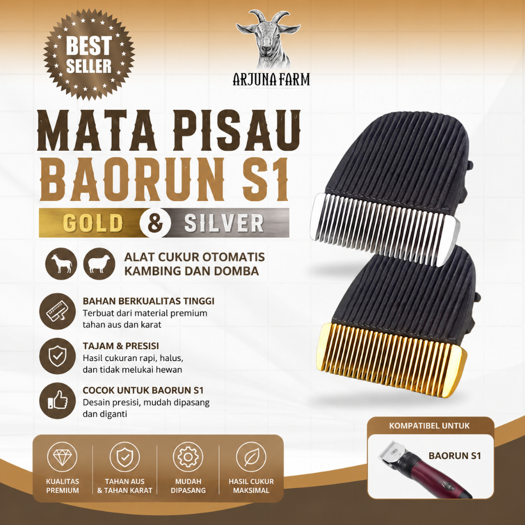 Mata Pisau Baorun Sparepart Alat Cukur Baorun S1