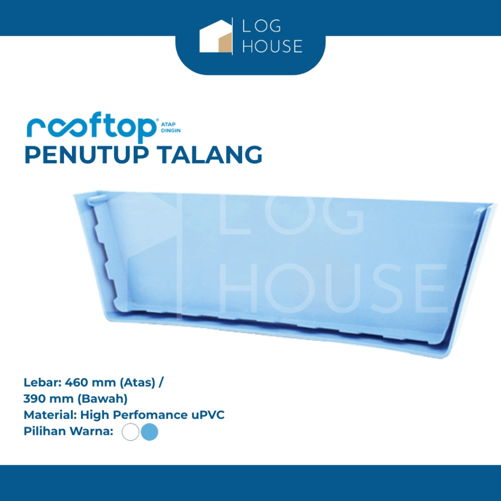 ROOFTOP UPVC PENUTUP TALANG