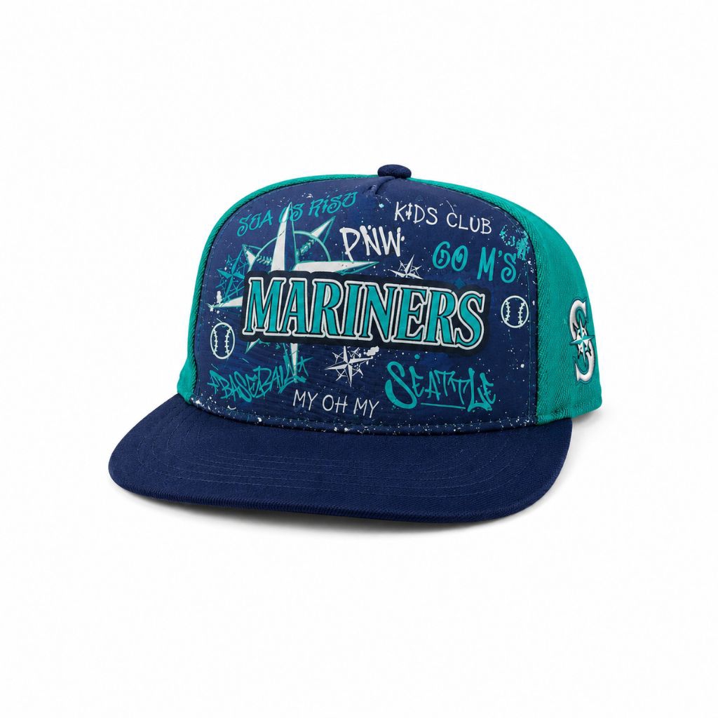 SEATTLE MARINERS - Topi Snapback AOP Unisex