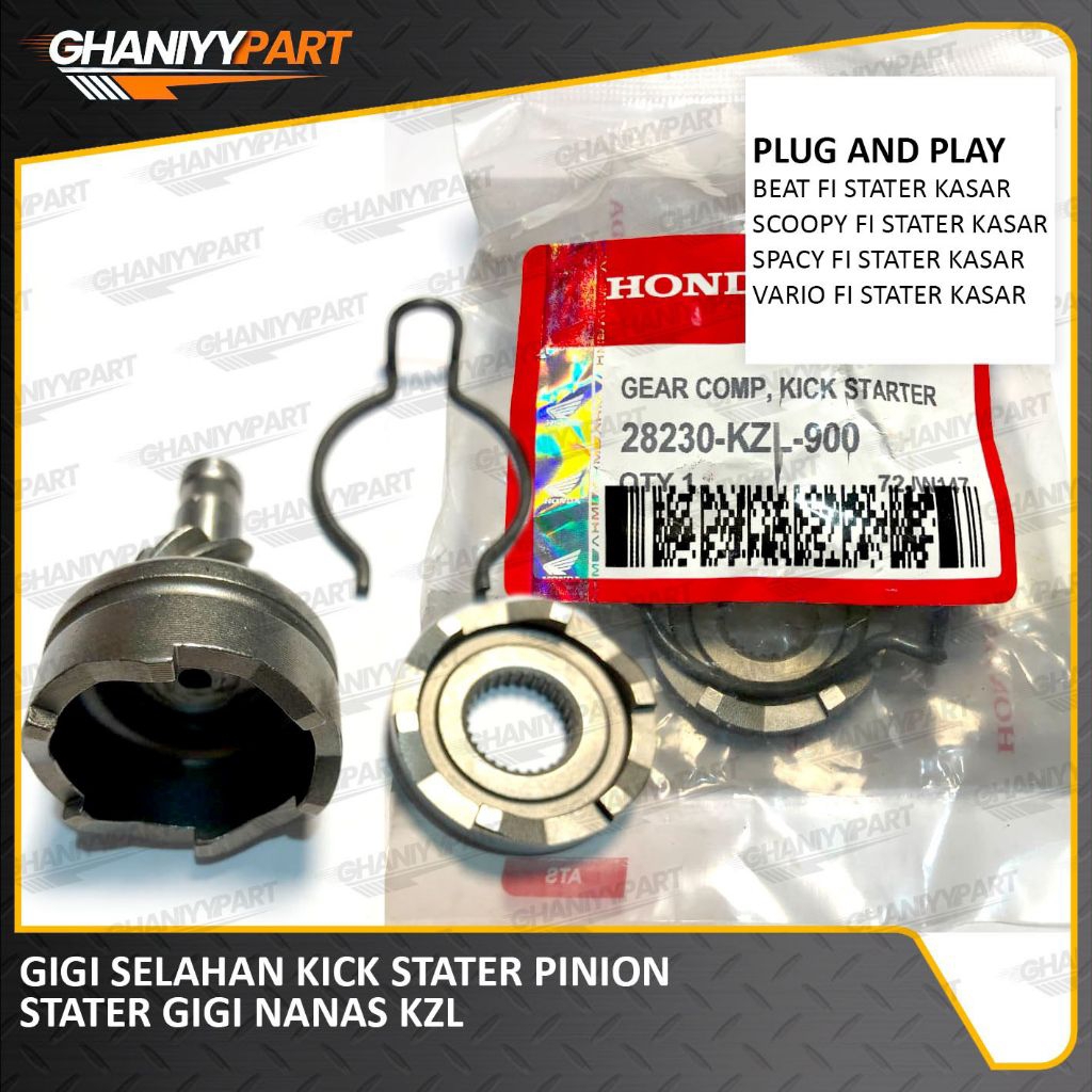 PINION KICK STATER PINION BEAT FI KICK STATER BEAT FI STATER KASAR PINION SCOOPY FI STATER KASAR KIC