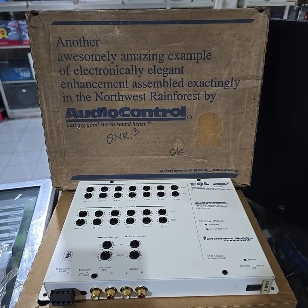 Audio Control Equalizer EQL series II New Old Stock