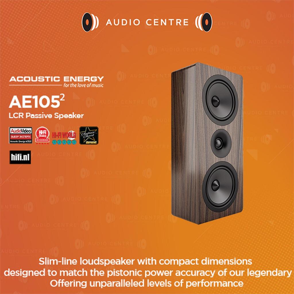 Acoustic Energy AE105 AE 105 On Wall Speaker LCR