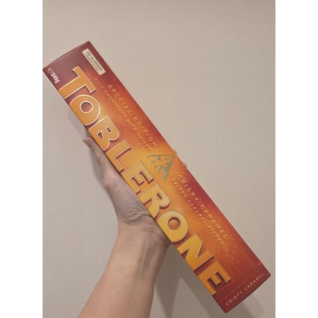 TOBLERONE Milk Chocolate with Honey & Almond Nougat  / Crunchy Almond / Orange Twist / White Chocola