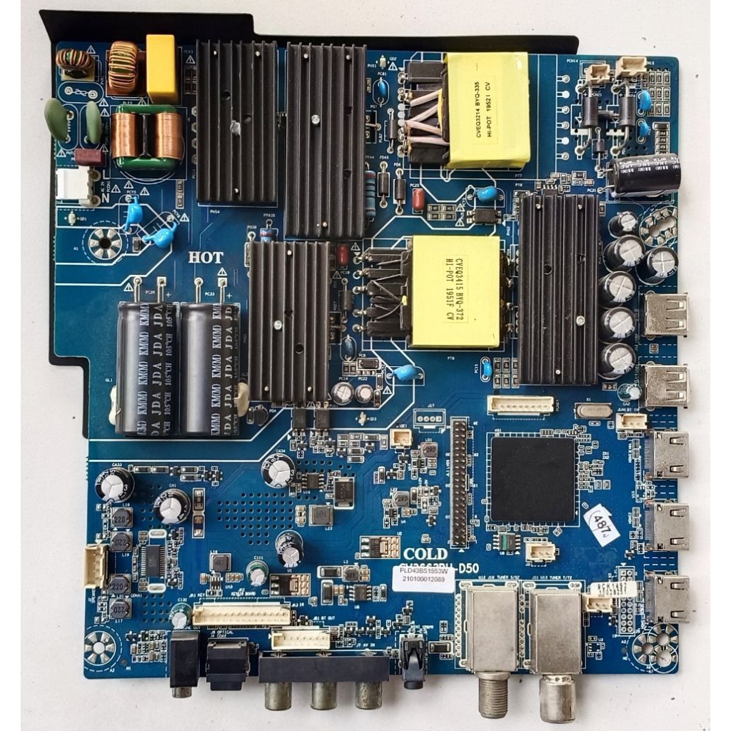 mb mainboard polytron 43bs1553w 43ts1553