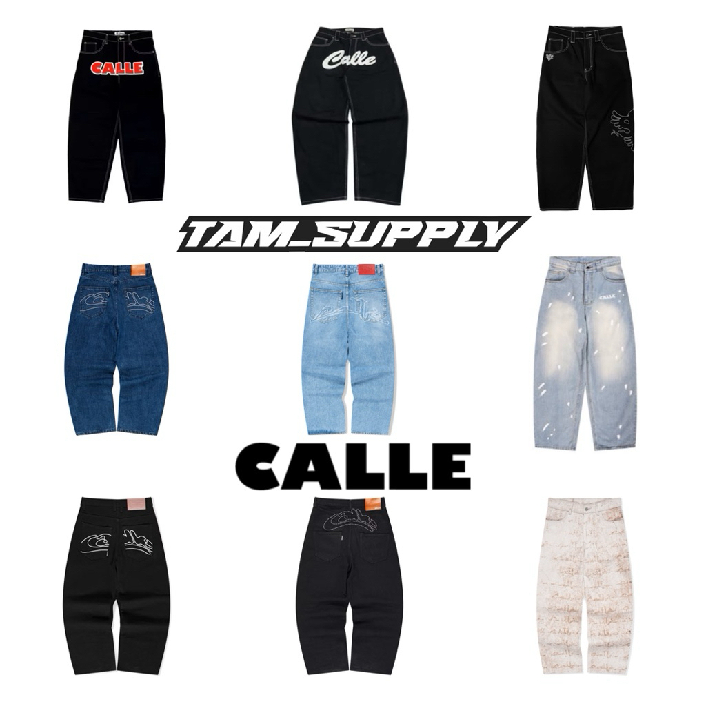 (TERMURAH ORIGINAL 100%) CALLE DENIM RAW | CALLE JEANS | CALLE WASH DENIM | CALLE DENIM ARABIC | CAL