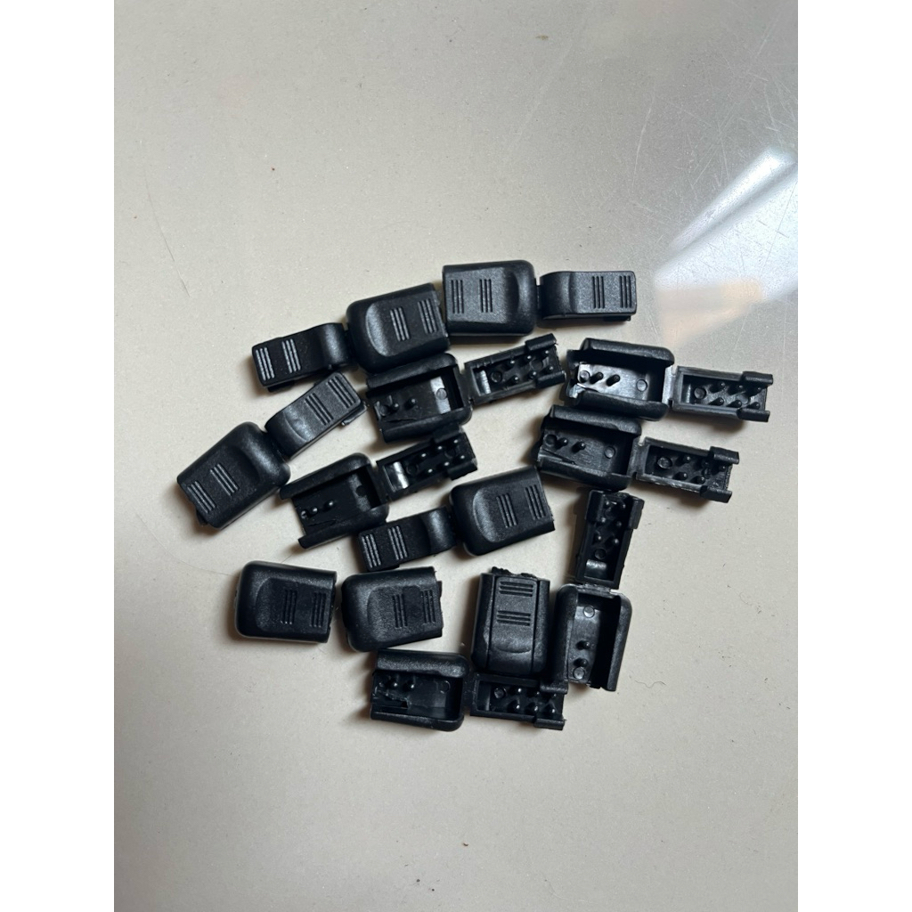 Stopper ujung tali kur mode lipat/stopper tali kur hoodie/ stopper tarikan resleting