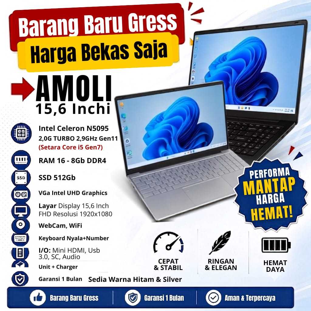 Laptop Notebook Baru Murah Berkualitas dan Bergaransi