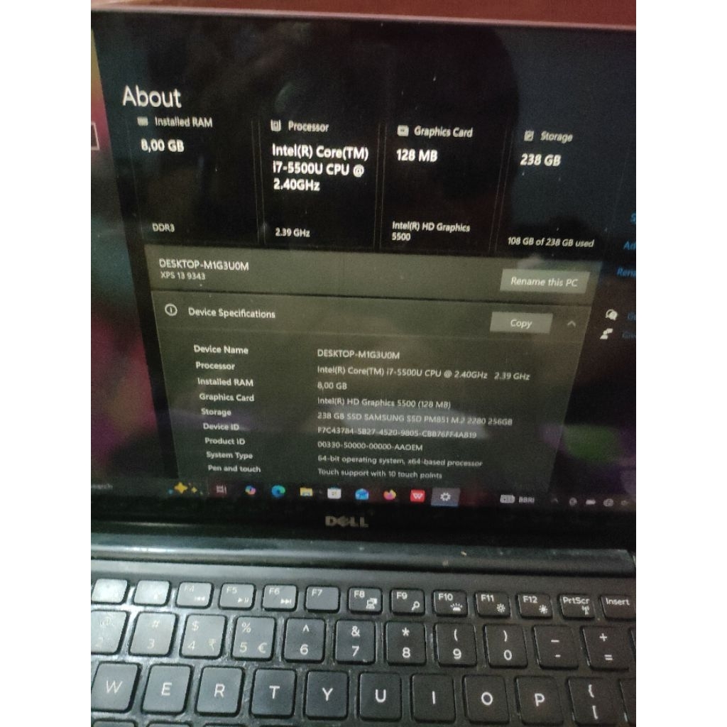 dell xps 13 9343