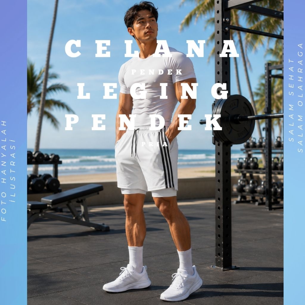 Celana Pendek Leging Pendek Pria
