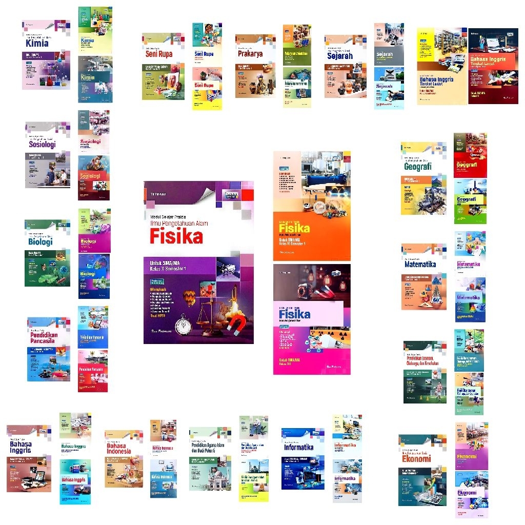 BUKU LKS SMA SMK VIVA PAKARINDO EKONOMI FISIKA BIOLOGI SOSIOLOGI GEOGRAFI KIMIA SEJARAH PRAKARYA PJO