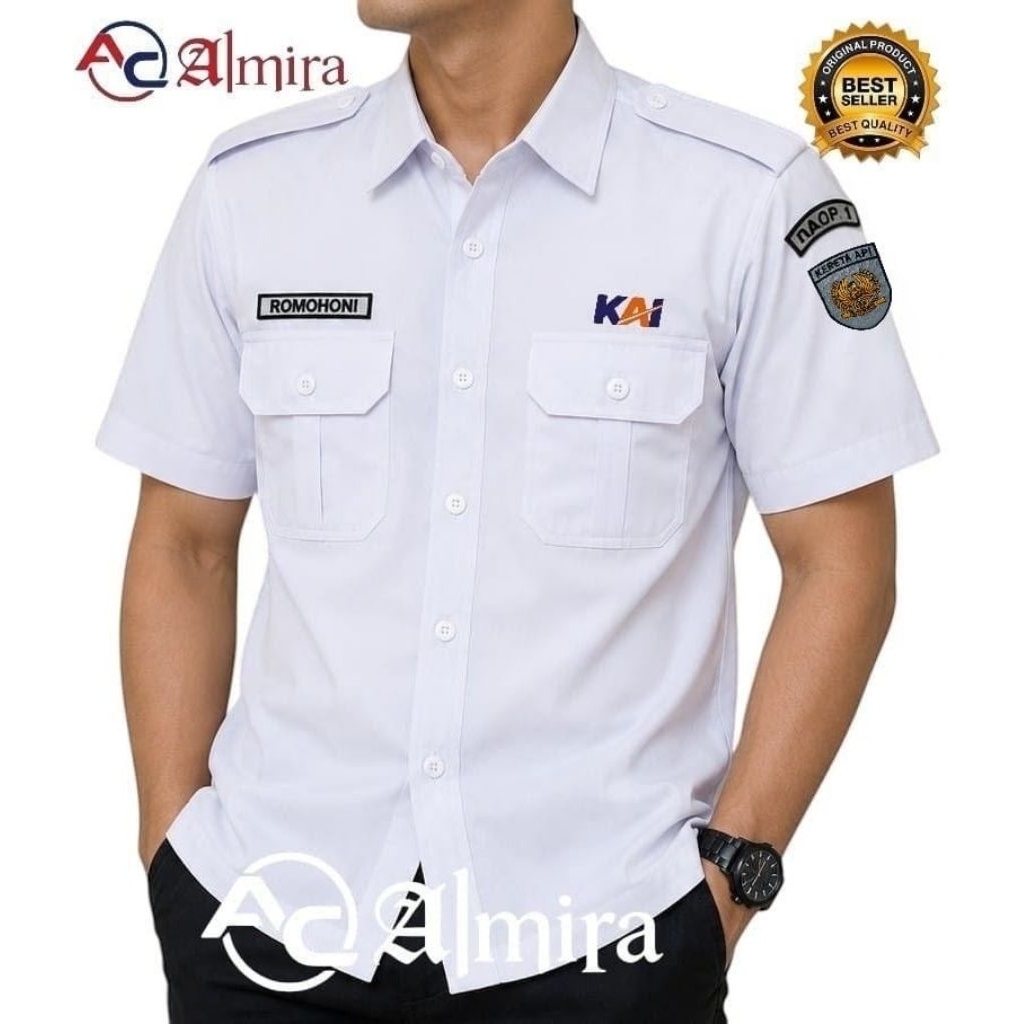 SERAGAM KAI R6 TERBARU KEMEJA KAI R6 TERBARU
