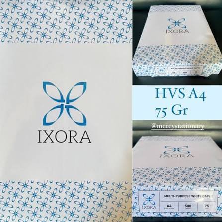 Kertas HVS Ixora F4 / A4 75gsm (1 Rim / 500 Lembar) - Kertas Print & Fotokopi Murah