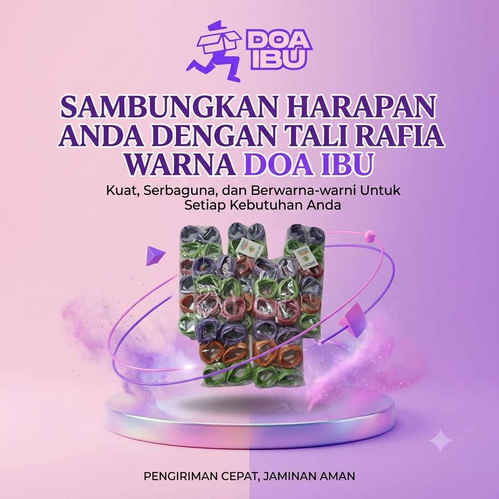 [1 ikat] tali rafia kecil | rafia telor kecil |rafia telur | tali rafia warna | rumput jepang | rafi