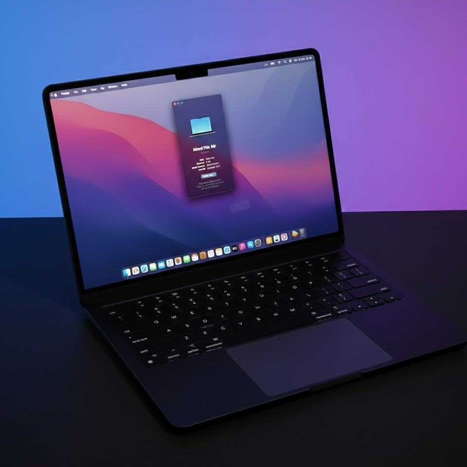 Macbook Air M2 midnight blue 8/256