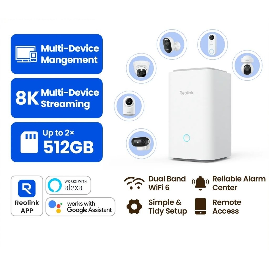 NVR Reolink Home Hub Pro Multi Device 2TB