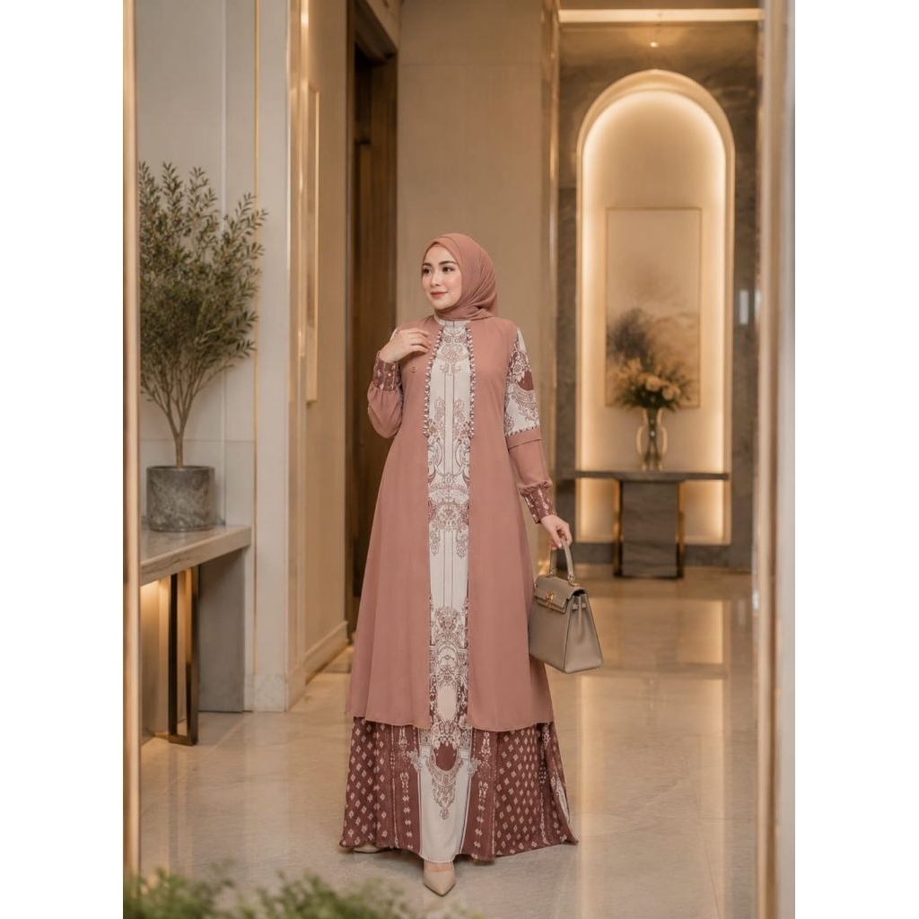 RAYYANI SET HIJAB ROMPI byMNABILSYARI // COD