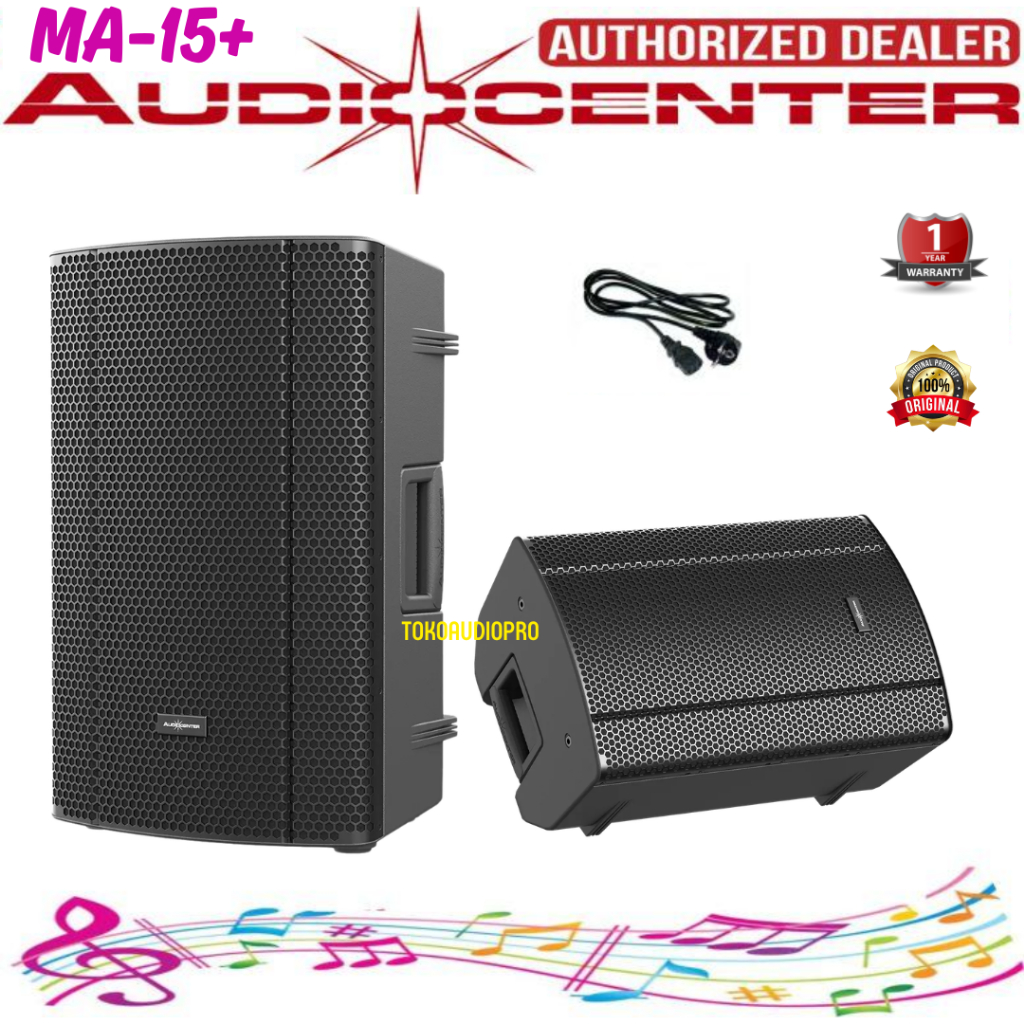 Audiocenter MA15+ Speaker Aktif DSP-controlled Loudspeaker Audiocenter MA-15+ Speaker Active