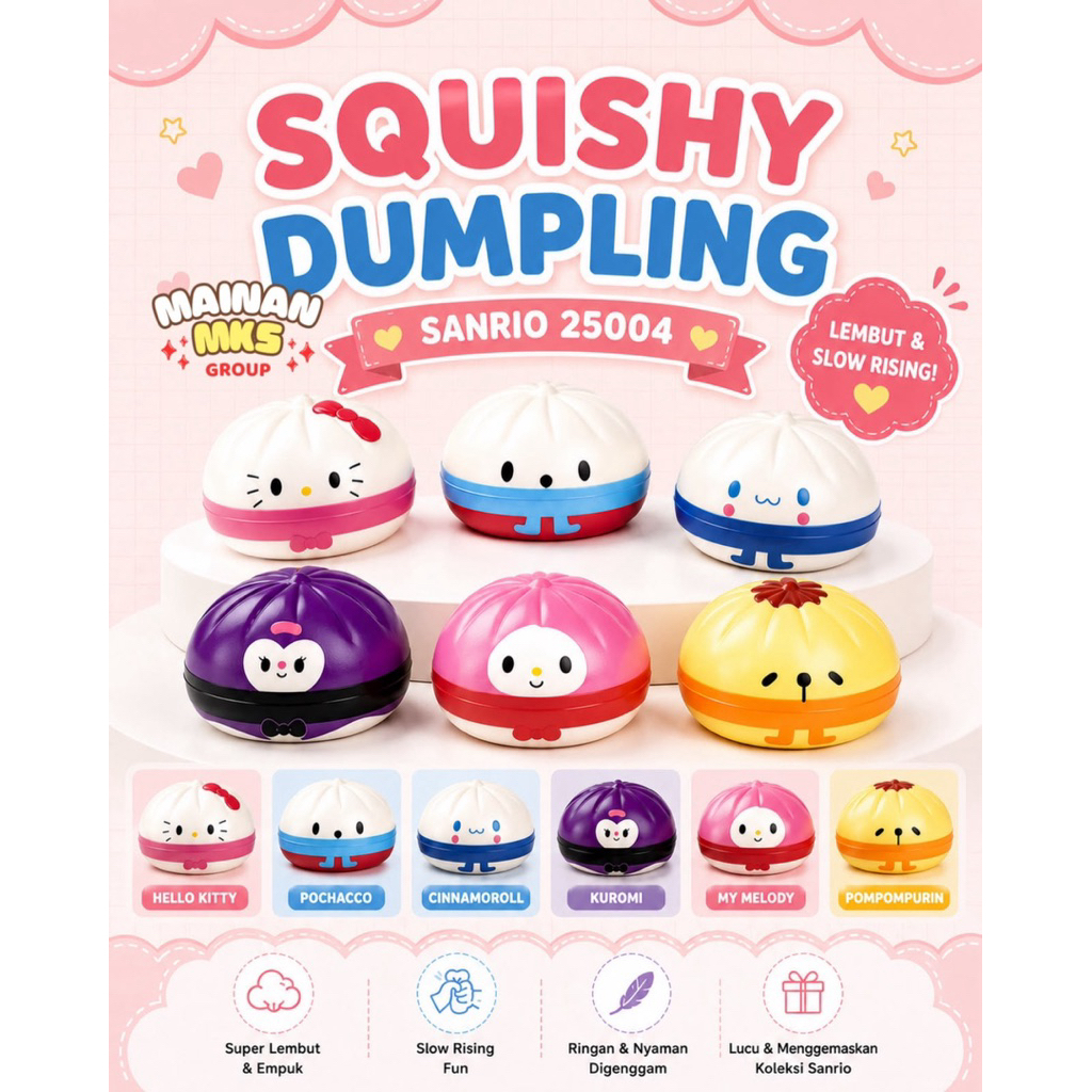 BLIND BOX SURPRISE SQUISHY DUMPLING