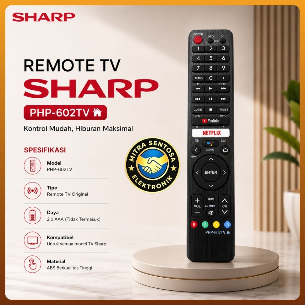Remote TV Sharp Smart TV Android TV Sharp