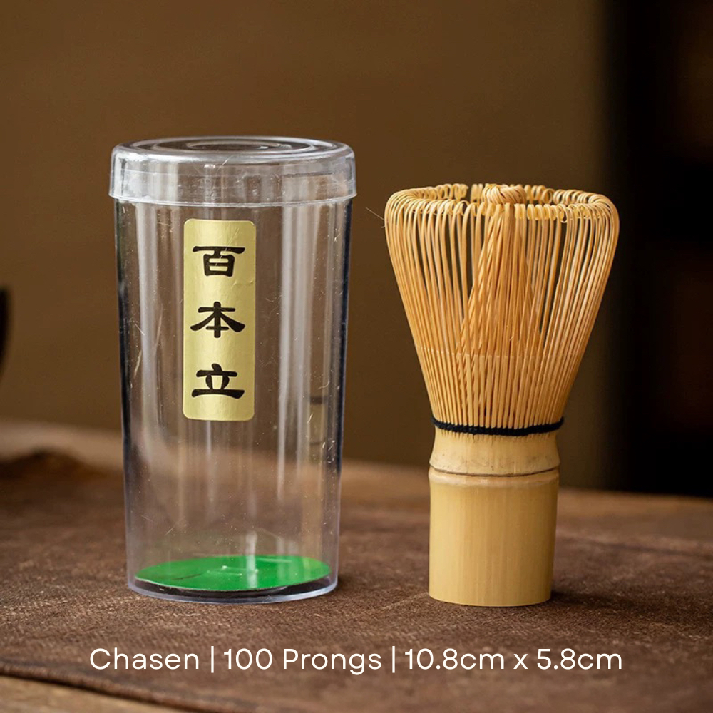 Chasen Bamboo Matcha Whisk 100 Prong | Japanese style Matcha Chasen | Pengaduk Matcha Bamboo | bambo