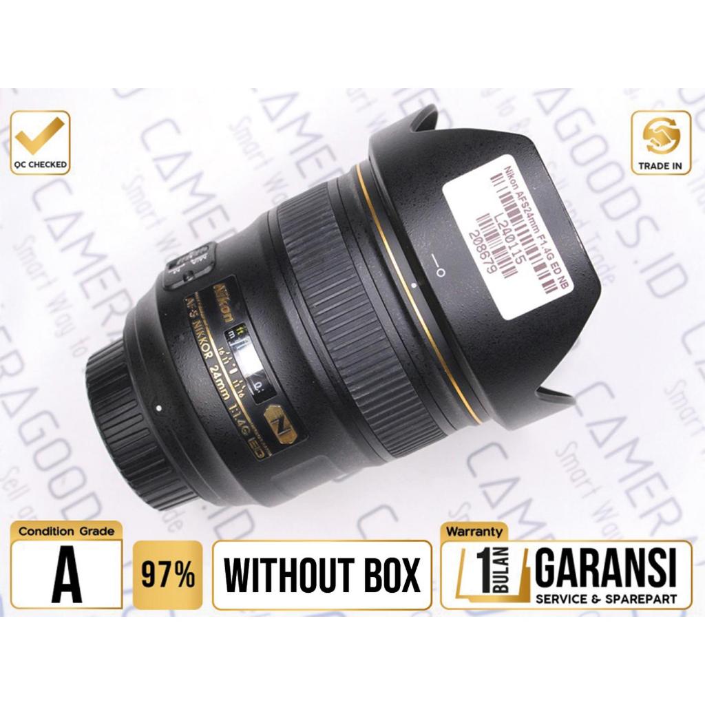 Nikon Nikkor AFS 24mm F1.4 G ED Nano Lens - Grade A - L240115