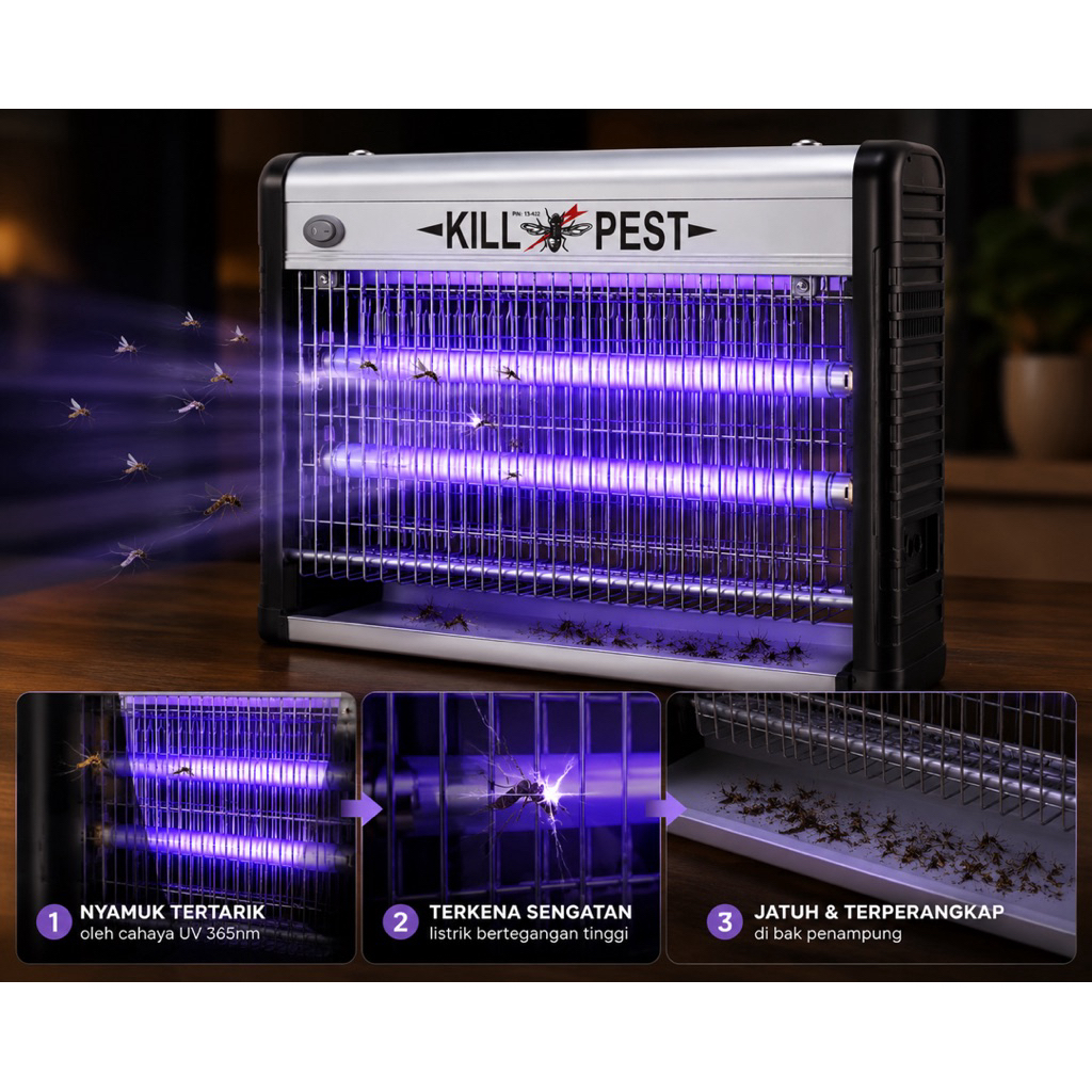 KILL PEST Electric Insect Killer Lamp