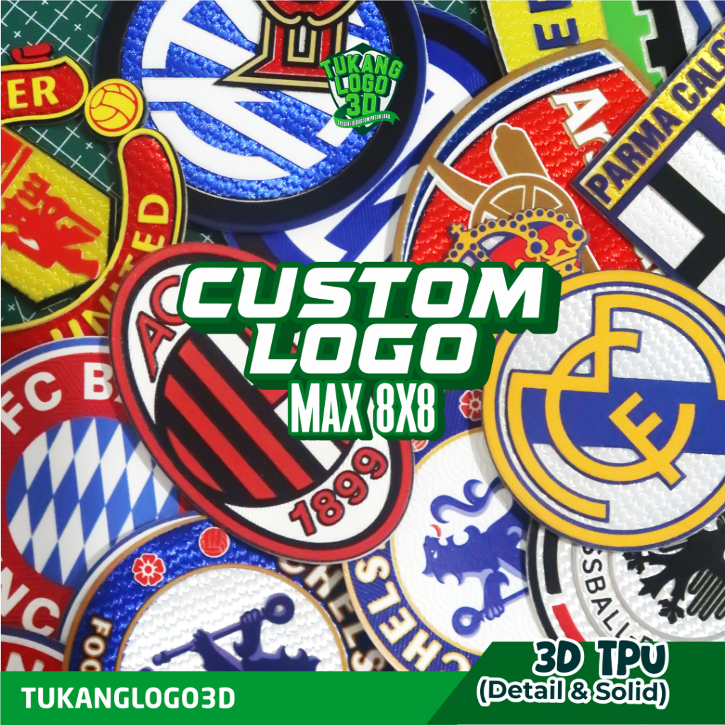 TukangLogo3D - PO TPU Patch & Authentic Badge Emblem Tim Bola Press