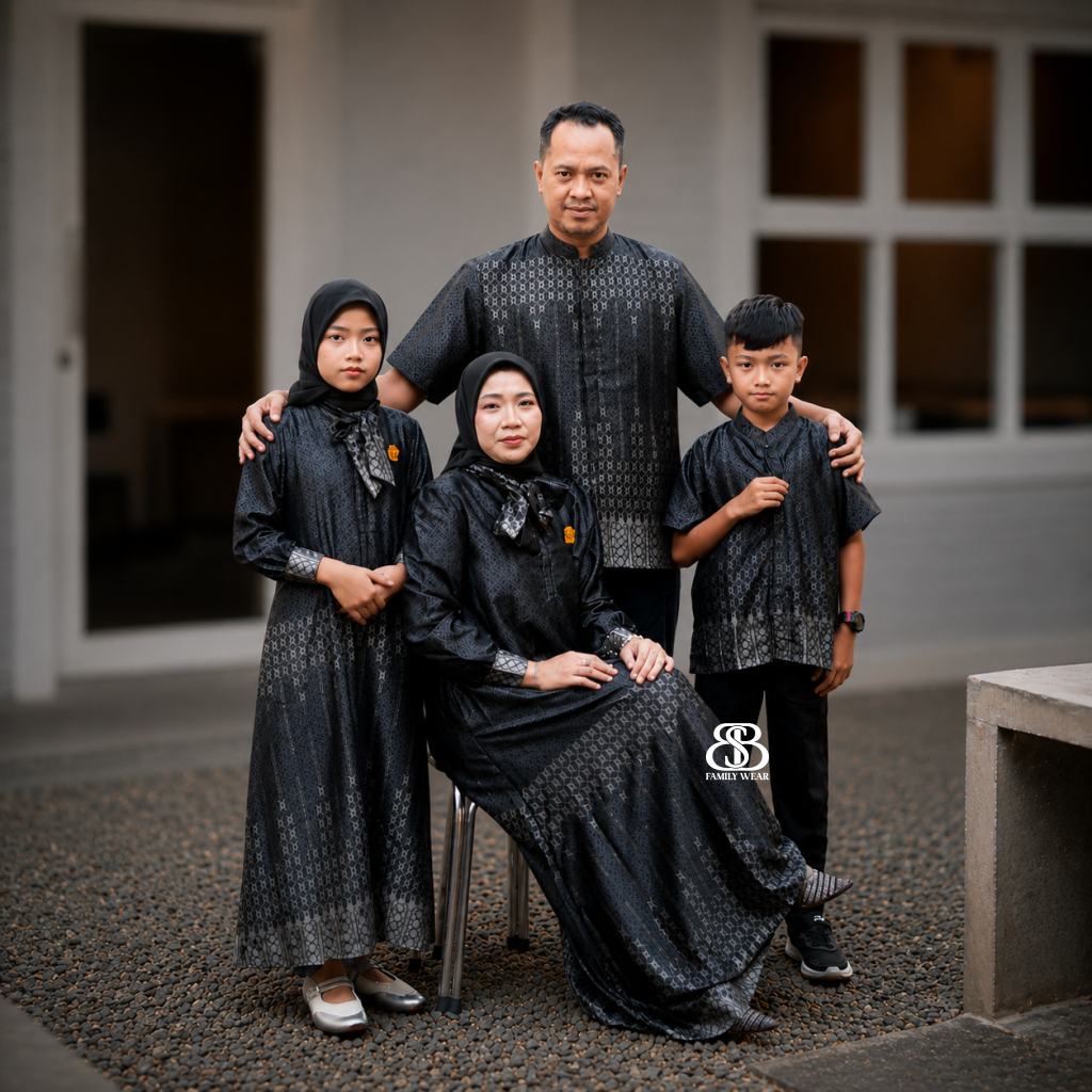 BSB Baju Couple Keluarga Ayah Ibu Anak Set Pakaian Couple Baju Sarimbit Keluarga Couple Pasangan Kon