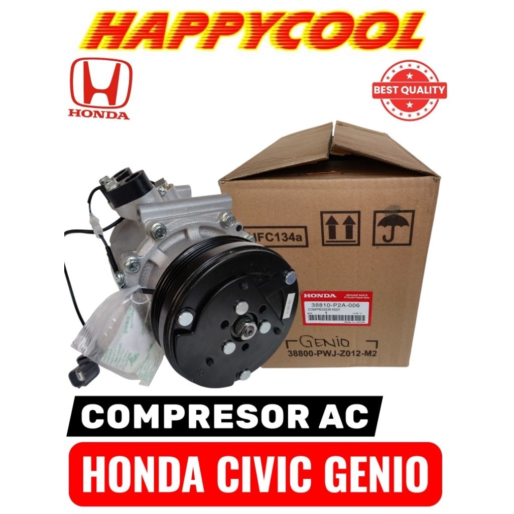 Kompresor Compresor AC Mobil Honda Civic Genio 4PK 38810-P2A-006