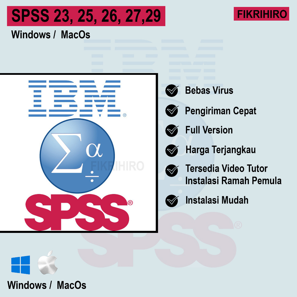 Software SPSS Statistic 29/28/27/26/25/23 Dll Full Version