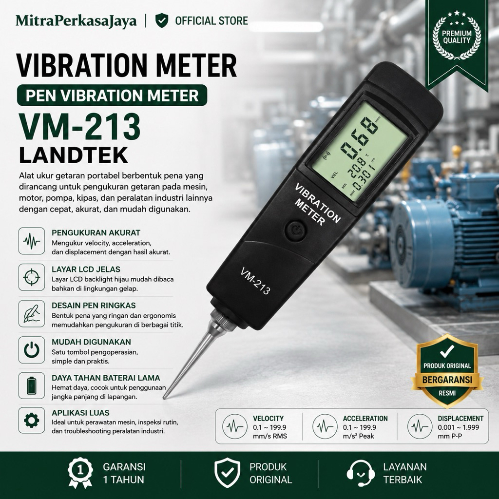 Vibration Meter | Pen Vibration Meter VM-213 Landtek