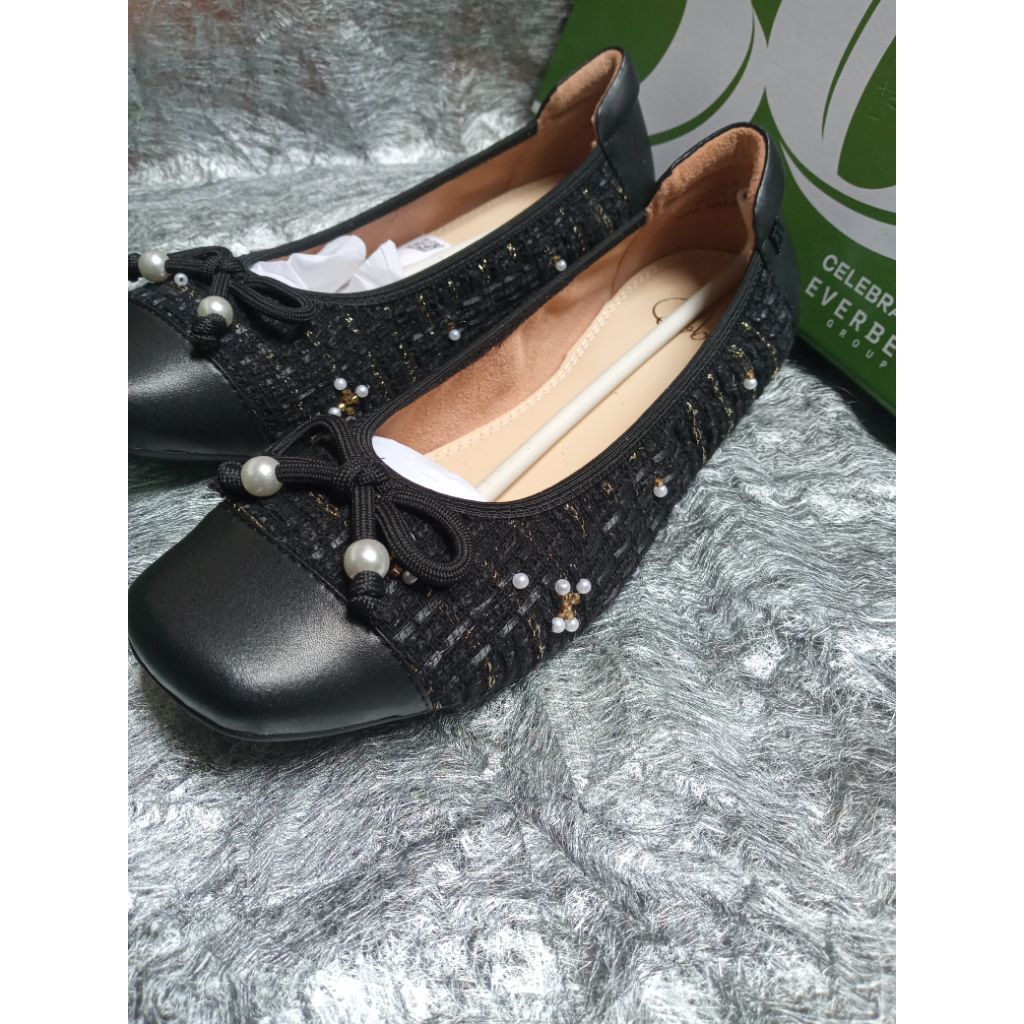Flat shoes evb everbest, sepatu best seller,  sepatu cantik, sepatu casual dan re