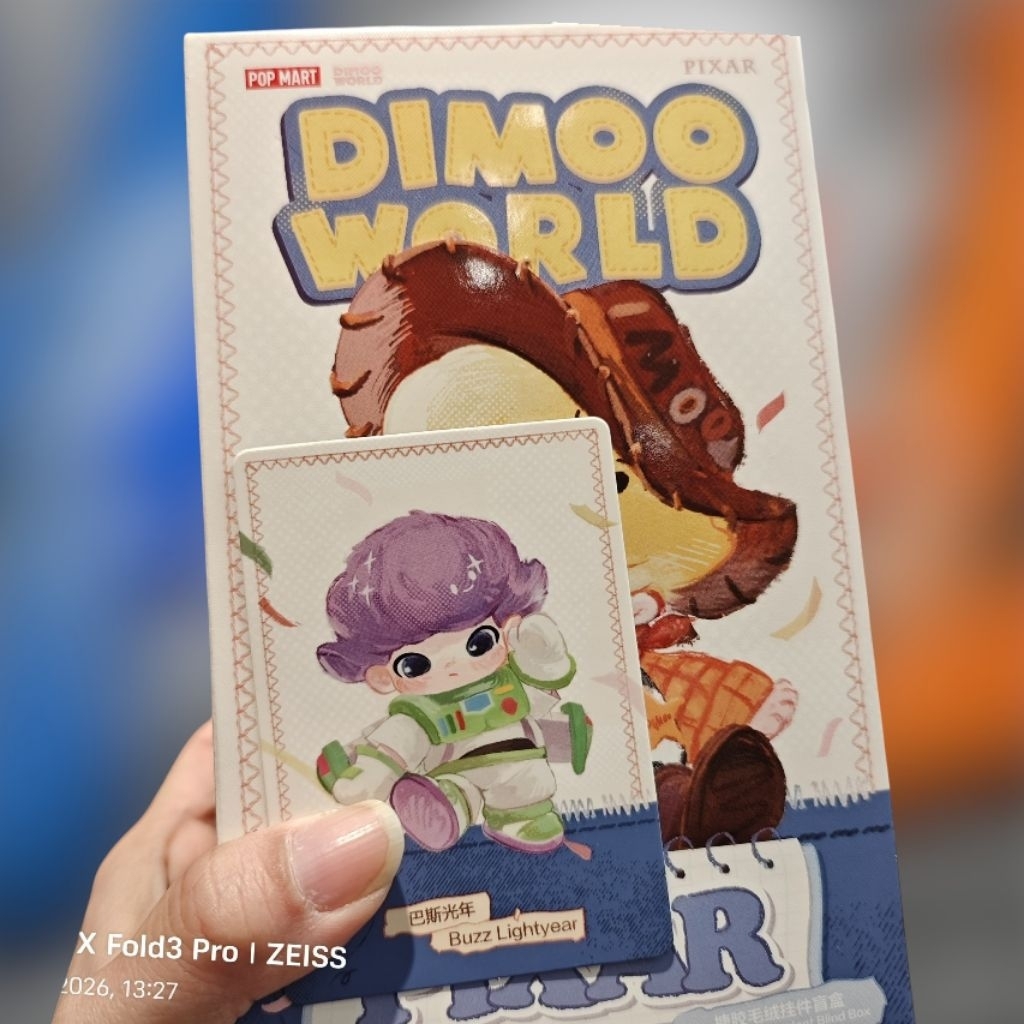 Dimoo World Pixel plush pendant Buzz Secret
