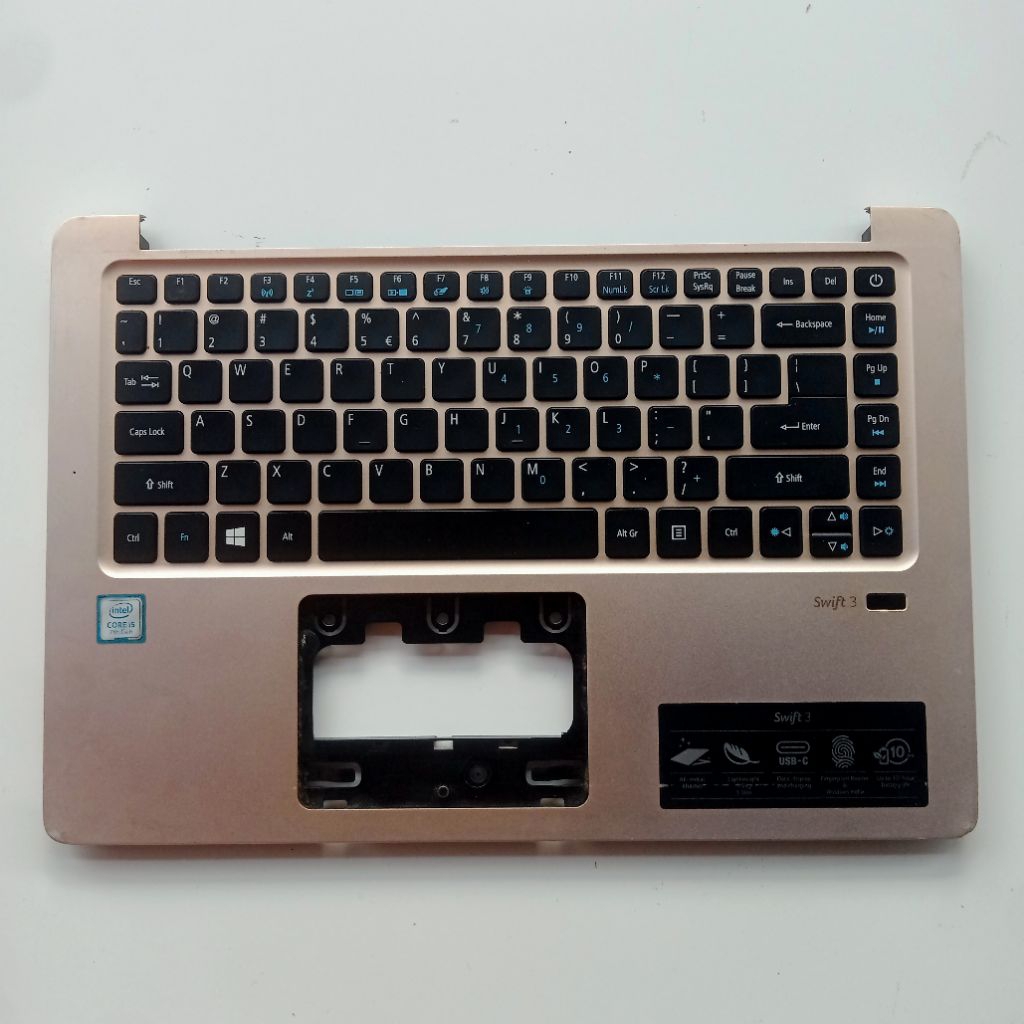 casing palmrest laptop Acer Swift 3 SF314 51 model N16P5 warna gold
