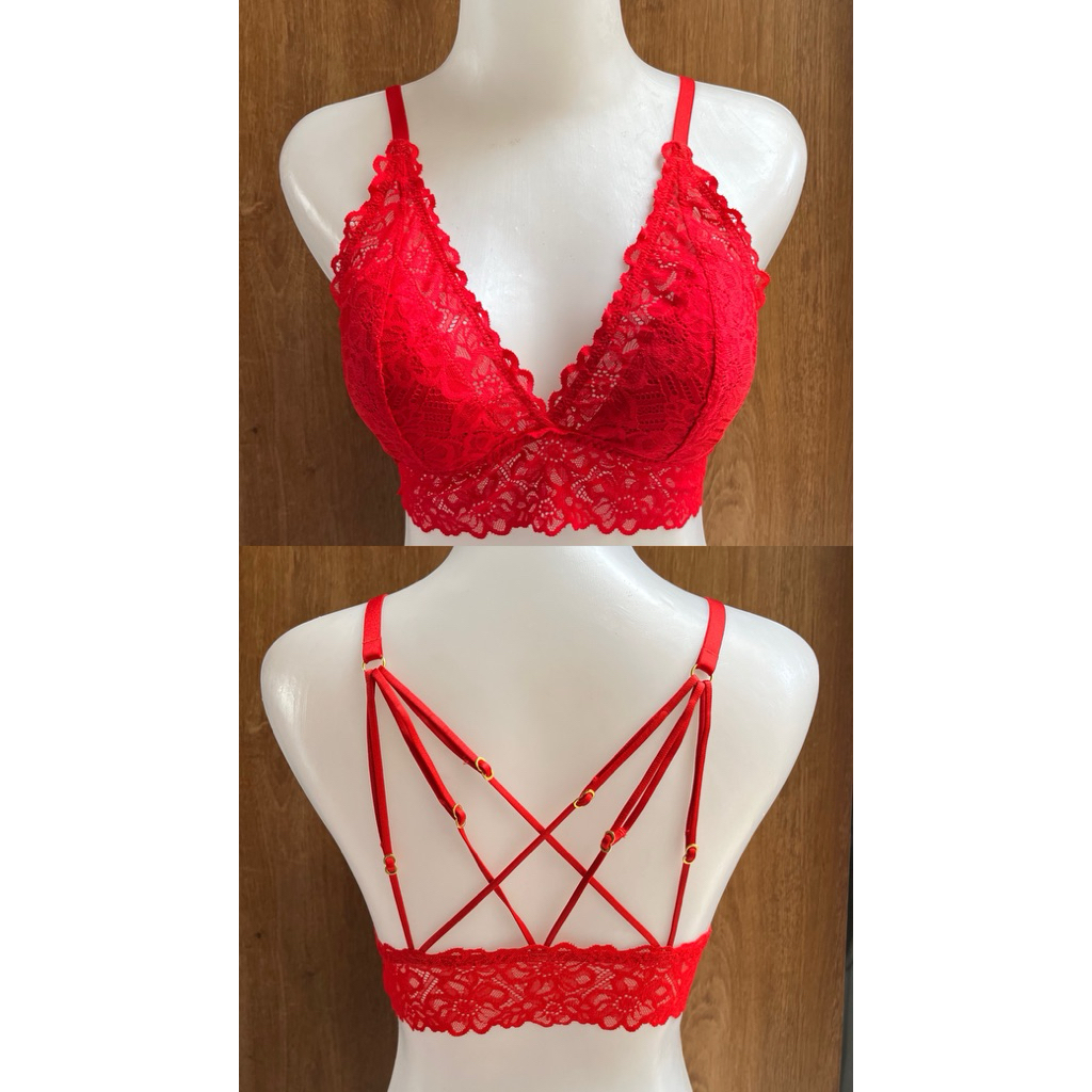 BRANDED BRALETTE SIZE 38B B85 40D 42D 38E 40DD BRA TANPA KAWAT BUSA TIPIS