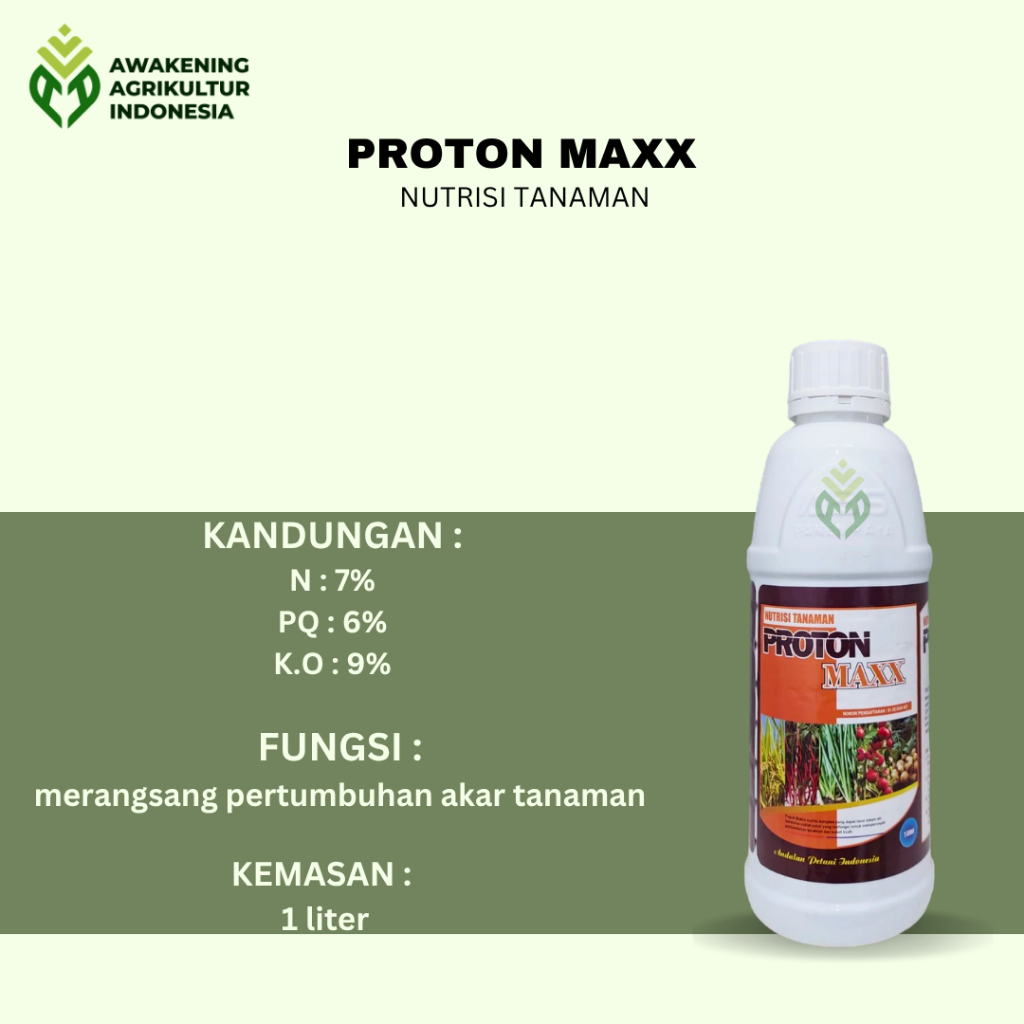 PUPUK PROTON MAXX 1 LITER  NUTRISI TANAMAN