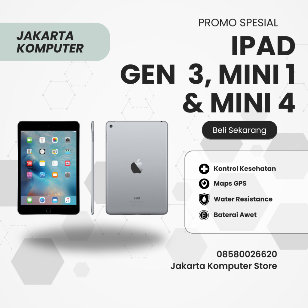 IPAD GEN 3 & MINI 4 32GB SECOND