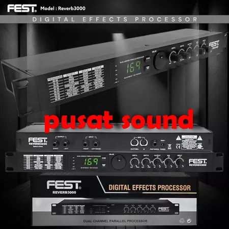 EFEK Vocal Fest REVERB3000 Soundbest Digital 6 Digital6 REVERB 3000 Original