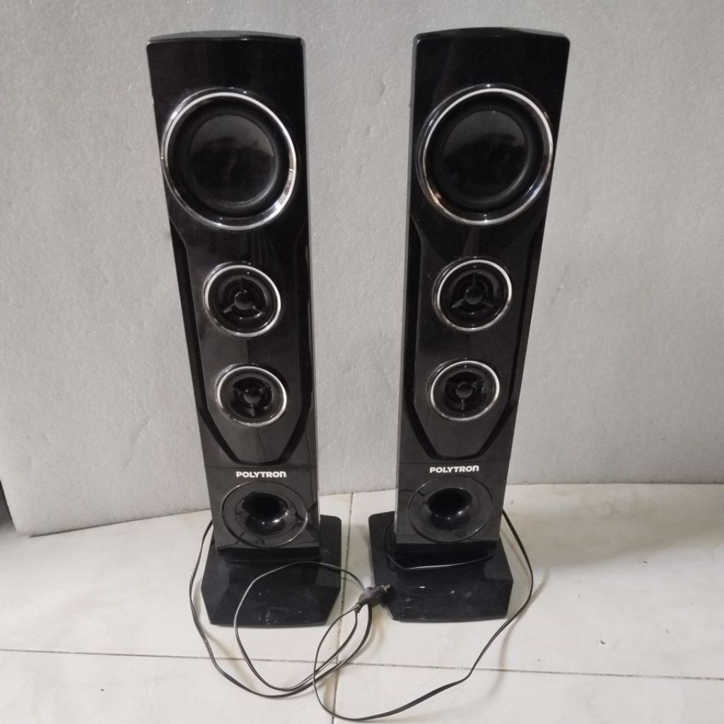 SPEAKER TOWER TV LED POLYTRON 32 INCH