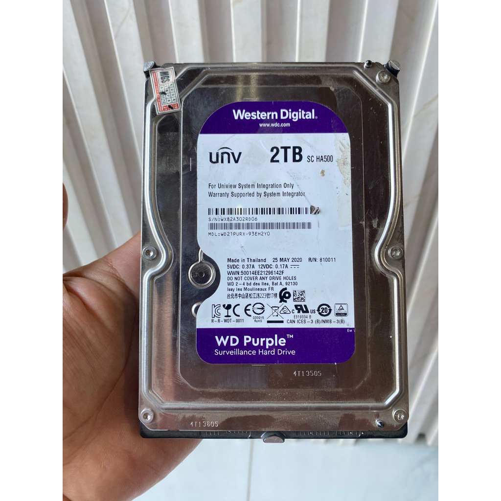 Hardisk HDD PC 3.5 Inch 2TB Bekas Berbagai Merk Tested HDD Sentinel Health 100%