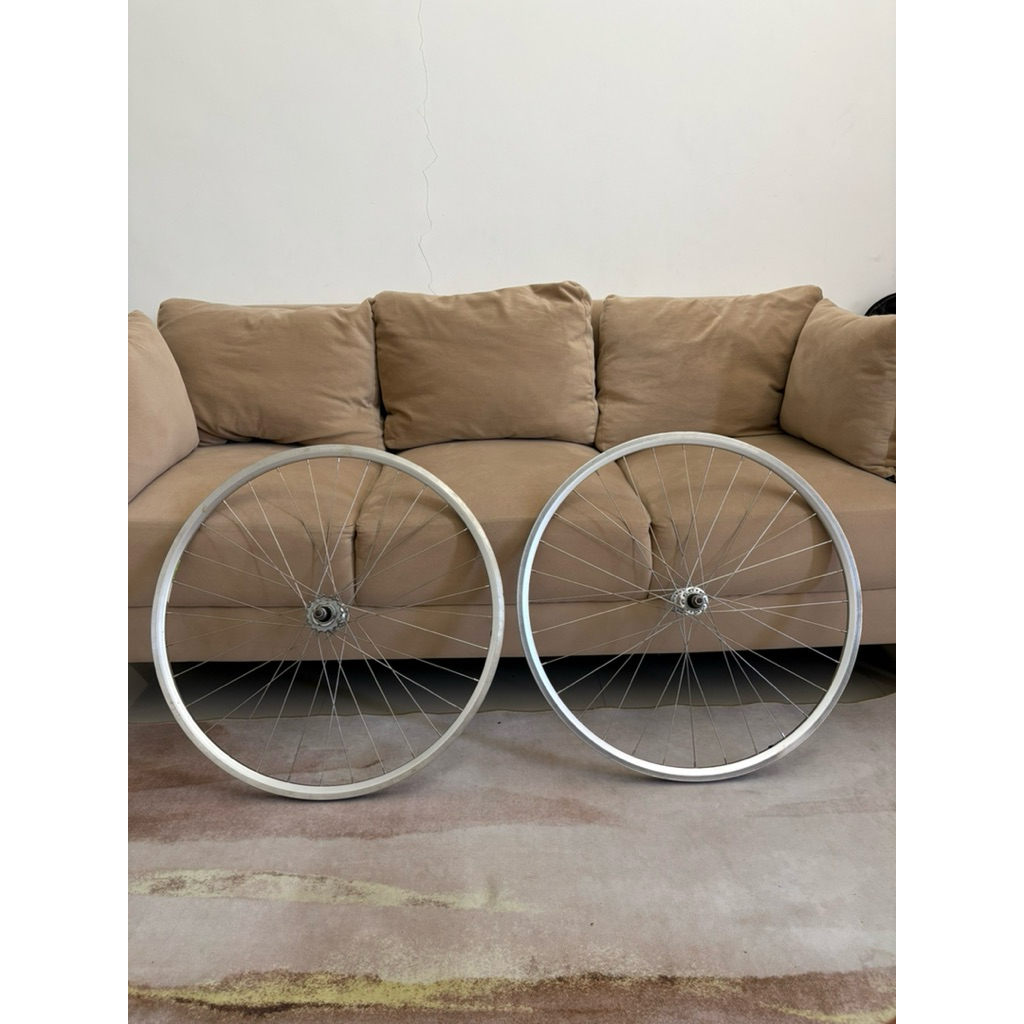 Wheelset Miche Hub Araya Rims Silver